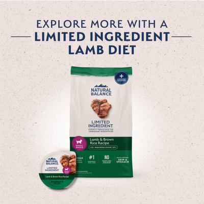 Show full view: Natural Balance Limited Ingredient Small Breed Lamb & Brown Rice Wet Dog Food, 3.5-oz, case of 12 slide 10 of 10