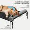 Show in main carousel: Veehoo Anti-Falling Dog Bed with Pillow, Black, XX-Large slide 5 of 8