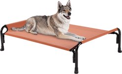 Veehoo Elevated Outdoor Raised Dog Bed, Red, Large