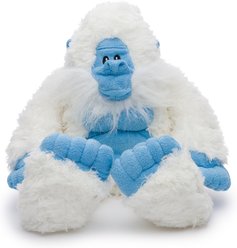 fabdog Fluffy Yeti Squeaky Plush Dog Toy