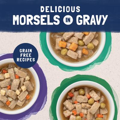 Show full view: Natural Balance Original Ultra Platefulls Variety Pack Grain-Free Chicken & Pumpkin Shredded Wet Cat Food, 3-oz pouch, case of 12 slide 7 of 10