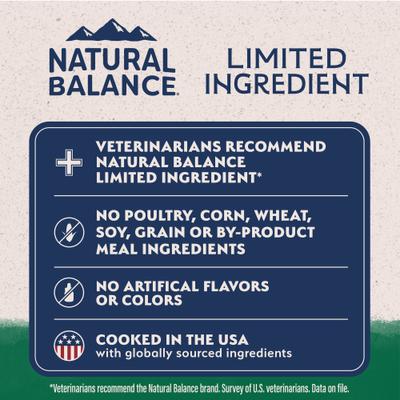 Show full view: Natural Balance Limited Ingredient Small Breed Lamb & Brown Rice Wet Dog Food, 3.5-oz, case of 12 slide 9 of 10