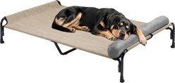 Veehoo Anti-Falling Dog Bed with Pillow, Beige Coffee, XX-Large slide 1 of 6