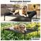 Show in main carousel: Veehoo Three-Sided Bolster Elevated Dog Bed, Black, Large slide 8 of 9