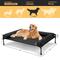 Show in main carousel: Veehoo Three-Sided Bolster Elevated Dog Bed, Black, X-Large slide 2 of 9