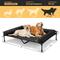Show in main carousel: Veehoo Three-Sided Bolster Elevated Dog Bed, Black, XX-Large slide 2 of 10