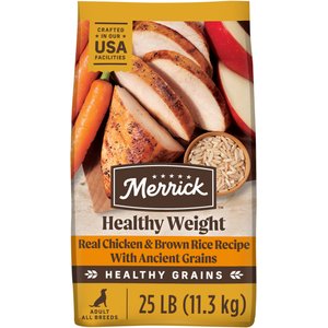 Merrick Healthy Grains Healthy Weight Recipe Dry Dog Food, 25-lb bag