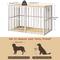 Show in main carousel: LovMor Foldable Pre-Assembled Crate Dog Kennel, White, 48-in slide 3 of 7