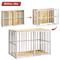 Show in main carousel: LovMor Foldable Pre-Assembled Crate Dog Kennel, White, 48-in slide 2 of 7