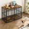 Show in main carousel: LovMor Foldable Pre-Assembled Crate Dog Kennel, Brown, 40-in slide 6 of 6