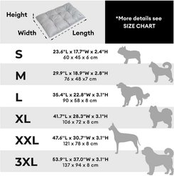 FunnyFuzzy Dual-Sided Washable Plush Dog Mat, Deep Gray, X-Large slide 2 of 3