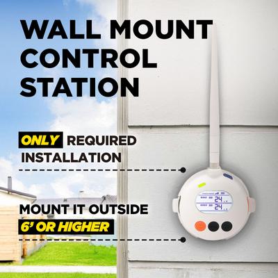 Show full view: Dogtra Smart Fence Wireless App Alarm System Rechargeable Portable Virtual Containment Collar, Black slide 9 of 9