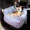 Show in main carousel: FunnyFuzzy Portable Leisure Outing Car Seat Travel Dog Bed, Blue Stripe slide 3 of 5