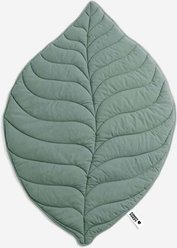 FunnyFuzzy Leaf Shape 3-in-1 Dog Blanket, Elm Green