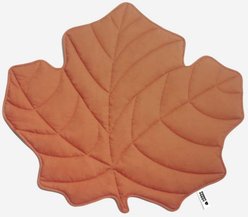 FunnyFuzzy Leaf Shape 3-in-1 Dog Blanket, Maple Red