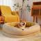 Show in main carousel: FunnyFuzzy Orthopedic Donut Dog Bed, Ginkgo Yellow, XX-Large slide 4 of 6