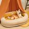 Show in main carousel: FunnyFuzzy Orthopedic Donut Dog Bed, Ginkgo Yellow, XX-Large slide 2 of 6