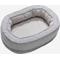 Show in main carousel: FunnyFuzzy Orthopedic Donut Dog Bed, Gray, Medium slide 1 of 4
