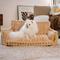 Show in main carousel: FunnyFuzzy Fluffy Orthopedic Dog Sofa Bed, Camel, X-Large slide 6 of 7