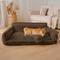 Show in main carousel: FunnyFuzzy Fluffy Orthopedic Dog Sofa Bed, Brown, Large slide 4 of 6