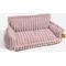 Show in main carousel: FunnyFuzzy Fluffy Orthopedic Dog Sofa Bed, Pink, Medium slide 1 of 3