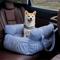 Show in main carousel: FunnyFuzzy Portable Leisure Outing Car Seat Travel Dog Bed, Blue Stripe slide 4 of 5