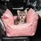 Show in main carousel: FunnyFuzzy First Class Waterproof Dog Car Seat Bed, Pink, Single slide 4 of 5