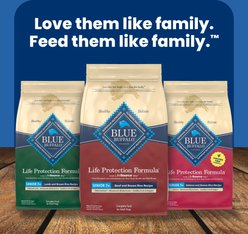 Blue Buffalo Life Protection Formula Senior Beef & Brown Rice Recipe No Corn, Wheat or Soy Dry Dog Food, 30-lb bag slide 2 of 9
