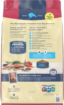 Show full view: Blue Buffalo Life Protection Formula Senior Chicken-Free Salmon & Brown Rice Recipe Dry Dog Food, 30-lb bag slide 3 of 11