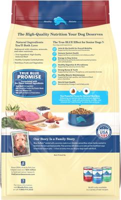 Show full view: Blue Buffalo Life Protection Formula Senior Beef & Brown Rice Recipe No Corn, Wheat or Soy Dry Dog Food, 5-lb bag slide 3 of 11