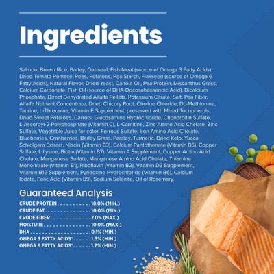 Show full view: Blue Buffalo Life Protection Formula Senior Chicken-Free Salmon & Brown Rice Recipe Dry Dog Food, 5-lb bag slide 6 of 11