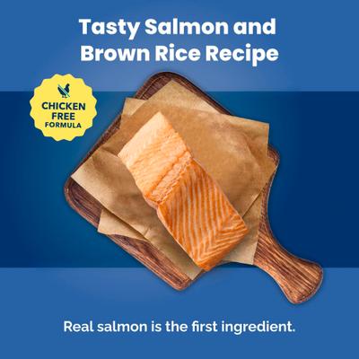 Show full view: Blue Buffalo Life Protection Formula Senior Chicken-Free Salmon & Brown Rice Recipe Dry Dog Food, 5-lb bag slide 4 of 11