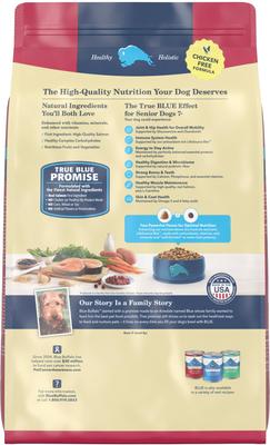 Show full view: Blue Buffalo Life Protection Formula Senior Chicken-Free Salmon & Brown Rice Recipe Dry Dog Food, 15-lb bag slide 3 of 11