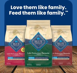 Blue Buffalo Life Protection Formula Senior Lamb & Brown Rice Recipe No Corn, Wheat or Soy Dry Dog Food, 30-lb bag slide 2 of 9