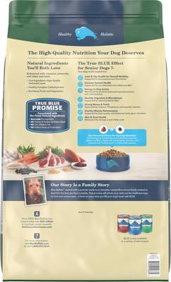 Show full view: Blue Buffalo Life Protection Formula Senior Lamb & Brown Rice Recipe No Corn, Wheat or Soy Dry Dog Food, 30-lb bag slide 3 of 11
