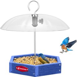Kingsyard Adjustable Dome Platform Hanging Outdoor Wild Bird Feeder, Green slide 1 of 8
