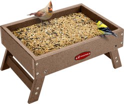 Kingsyard Ground Wild Bird Feeder, Brown
