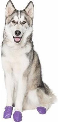 Show full view: Pawz Waterproof Dog Boots, 12 count, Purple, Large slide 5 of 13