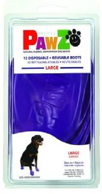 Show full view: Pawz Waterproof Dog Boots, 12 count, Purple, Large slide 8 of 13