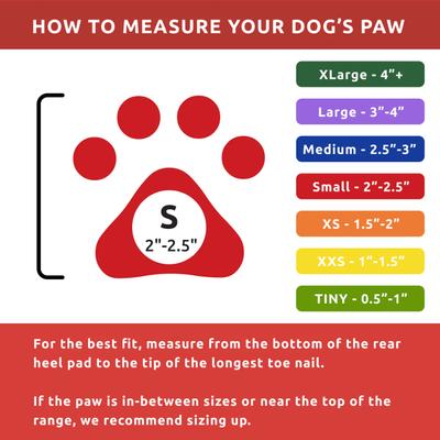 Show full view: Pawz Waterproof Dog Boots, 12 count, Red, Small slide 3 of 13