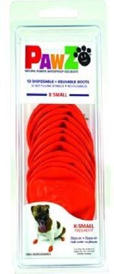 Show full view: Pawz Waterproof Dog Boots, 12 count, Orange, X-Small slide 8 of 12