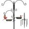 Show in main carousel: Kingsyard 85-in Wild Bird Feeder Pole with 5-Prong Base, Black slide 1 of 7