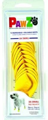 Show full view: Pawz Waterproof Dog Boots, 12 count, Yellow, XX-Small slide 8 of 12