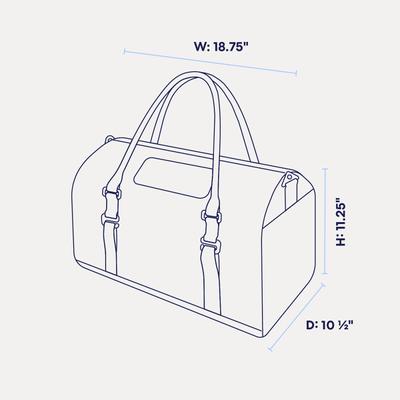 Show full view: tuft & paw Porto Soft-Sided Airline Approved Cat Carrier, Charcoal slide 9 of 11