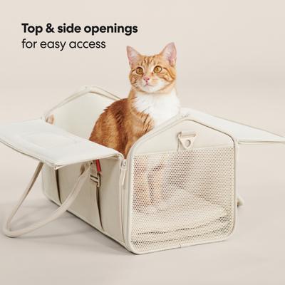 Show full view: tuft & paw Porto Soft-Sided Airline Approved Cat Carrier, Sand slide 4 of 11