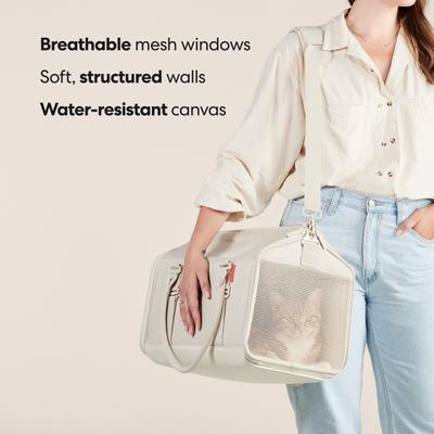 Show full view: tuft & paw Porto Soft-Sided Airline Approved Cat Carrier, Sand slide 5 of 11