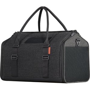 TUFT & PAW Porto Soft-Sided Airline Approved Cat Carrier, Charcoal