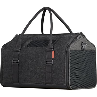 Tuft & Paw Tuft & Paw Porto Soft-Sided Airline Approved Cat Carrier, Charcoal