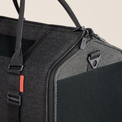 Show full view: tuft & paw Porto Soft-Sided Airline Approved Cat Carrier, Charcoal slide 3 of 11