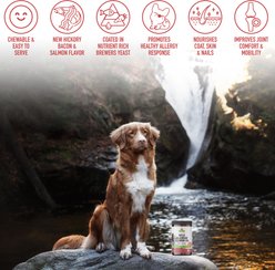 Strawfield Pets Wild Alaskan Salmon Chews Grain-Free Dog Supplement, 120 count slide 2 of 9